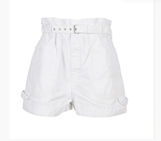 Isabel Marant Kike Denim Shorts, SIZE 34 (oversized)