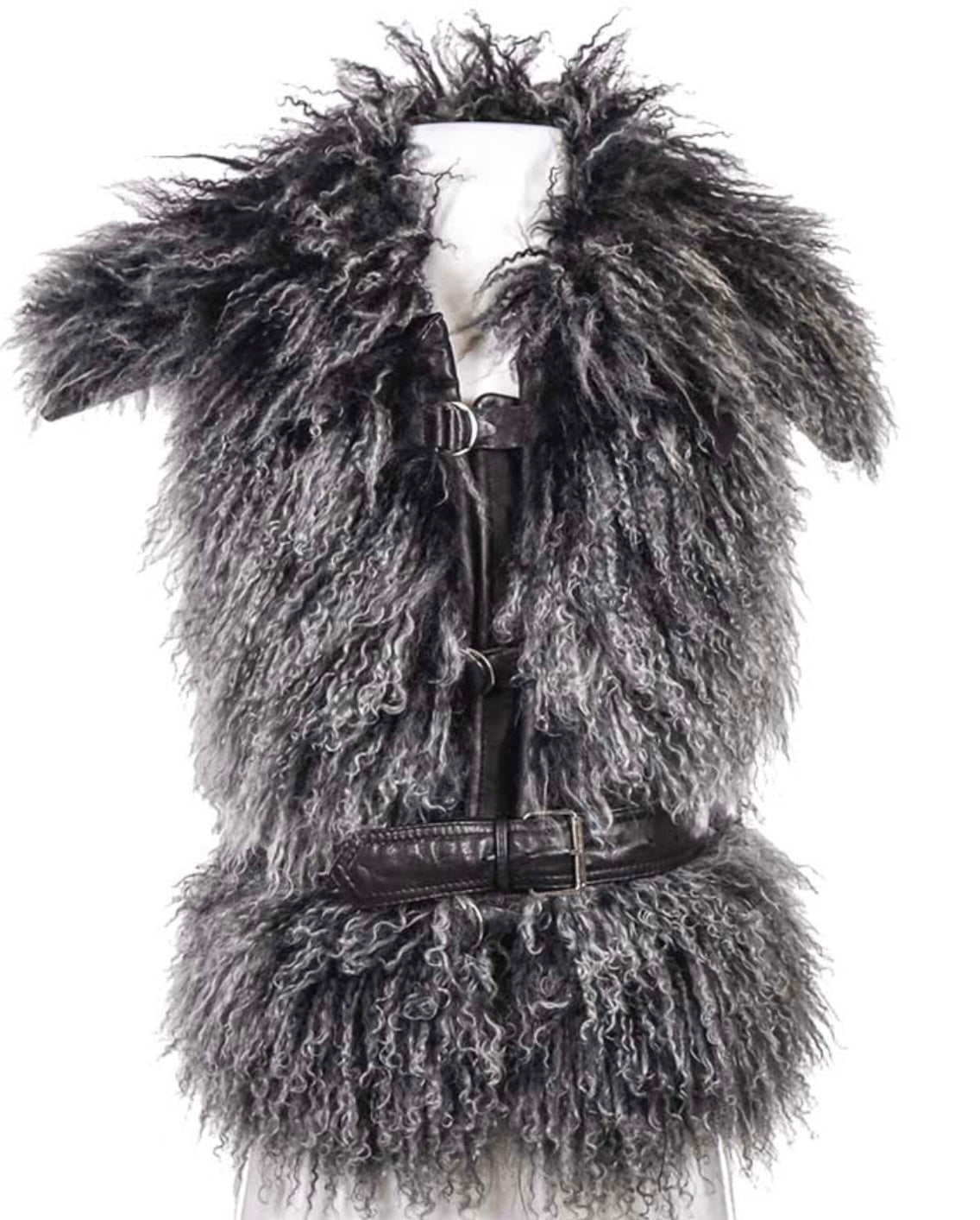 Isabel Marant Mongolian Lambskin Vest, SIZE 34