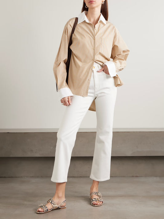 JAMIE HALLER, The Kenickie high-rise slim-fit jeans, Size 26