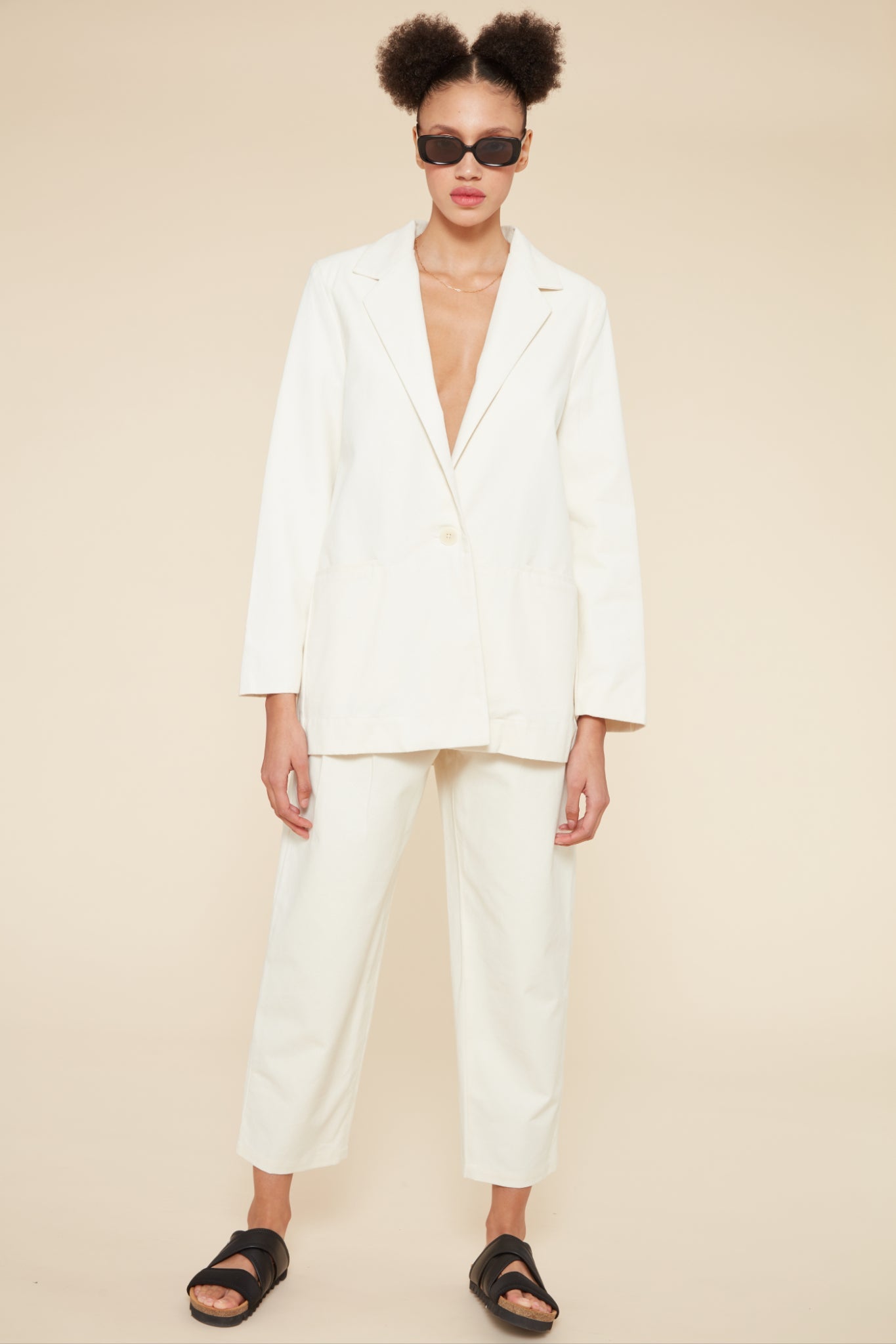 KOWTOW  Dadat Blazer Natural, NWT LARGE