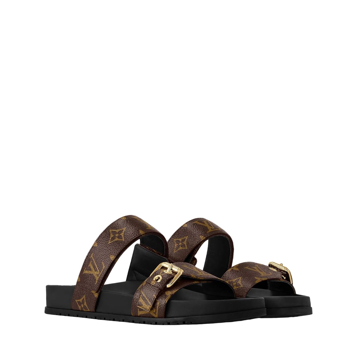 Louis Vuitton Bom Dia Flat Comfort Mule, Size 37 ￼