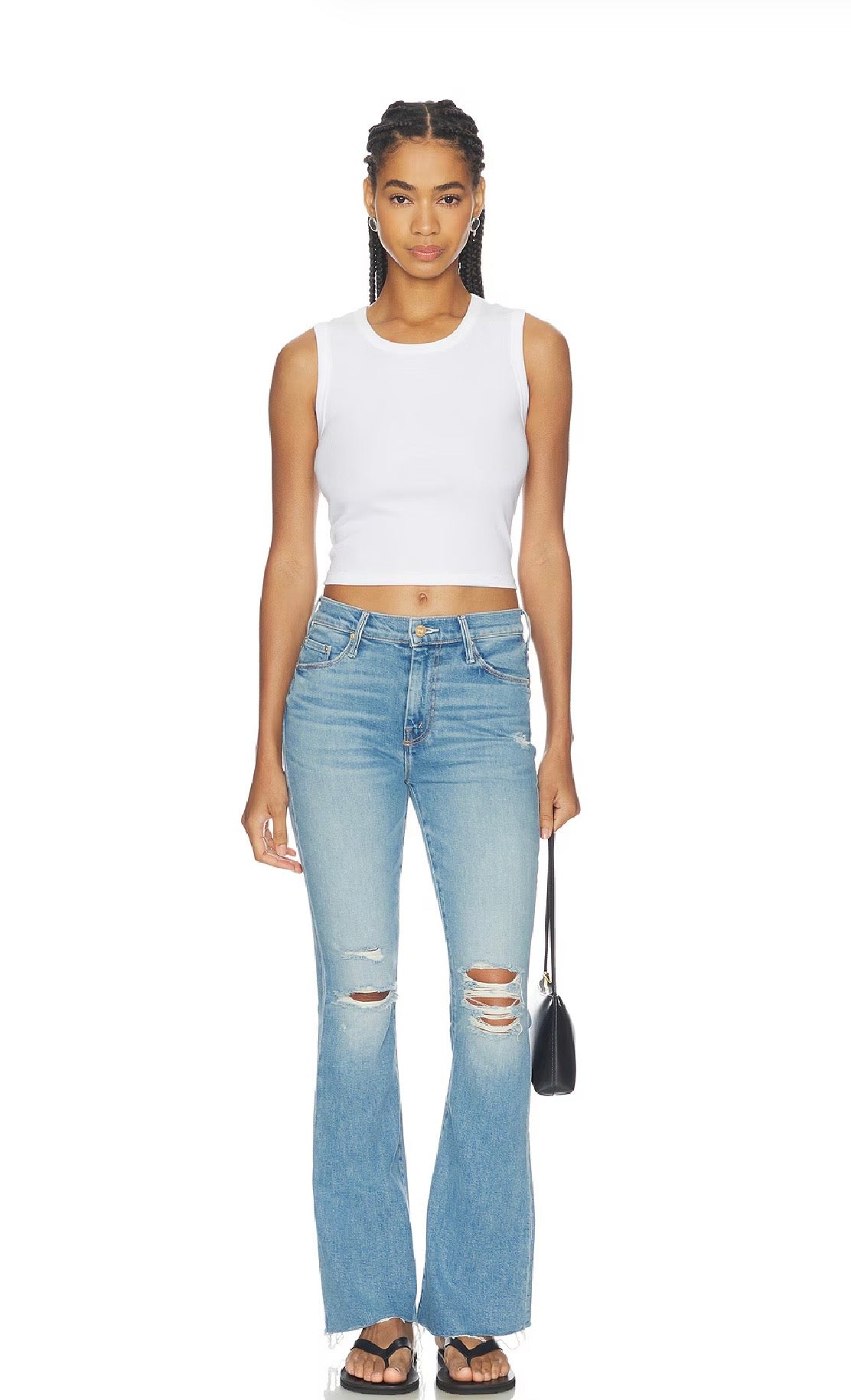 MOTHER The Weekend Fray Jeans, Size 25