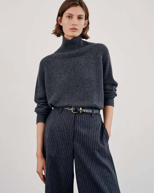 NILI LOTAN
Lanie Sweater in Grey Melange, XSMALL