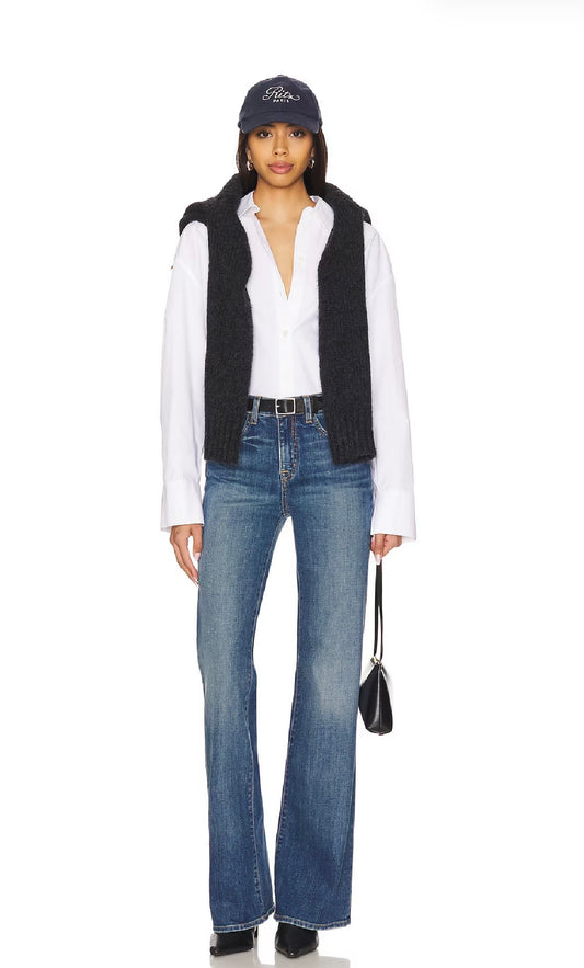 NILI LOTAN Celia Classic Wash Jeans, SIZE 26