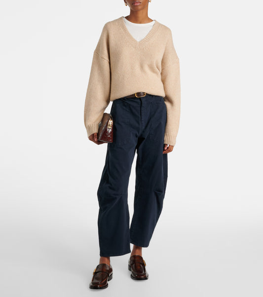 NILI LOTAN NAVY SHON PANTS, SIZE 2