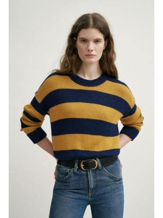 NILI LOTAN The Raiden Stripe Crewneck, Small
