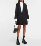 Plan C WOOL & Cotton shirt dress, Medium ￼