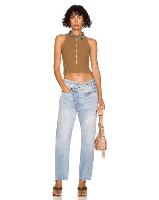 R13 Cross Over Straight, Stevie Blue, Size 27 ￼