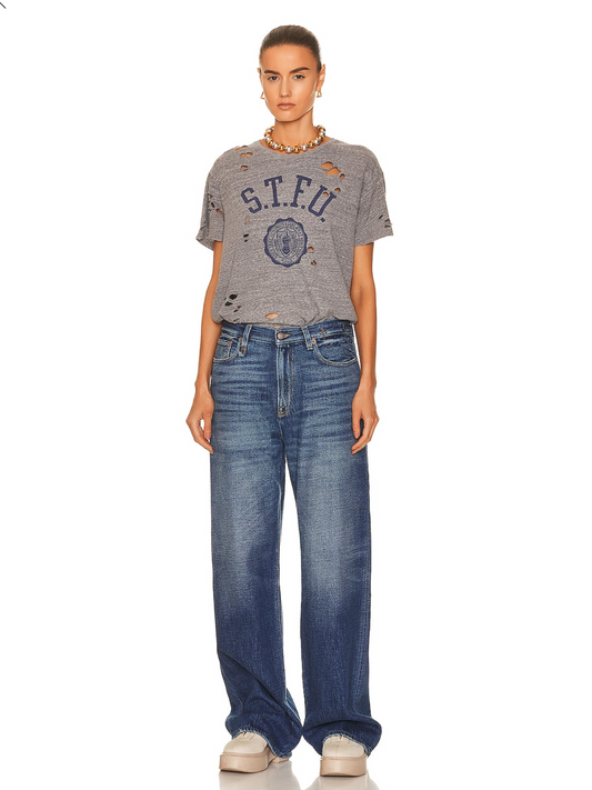 R13 D'arcy Loose Jean Color: Koze Vintage Indigo, Size 26
