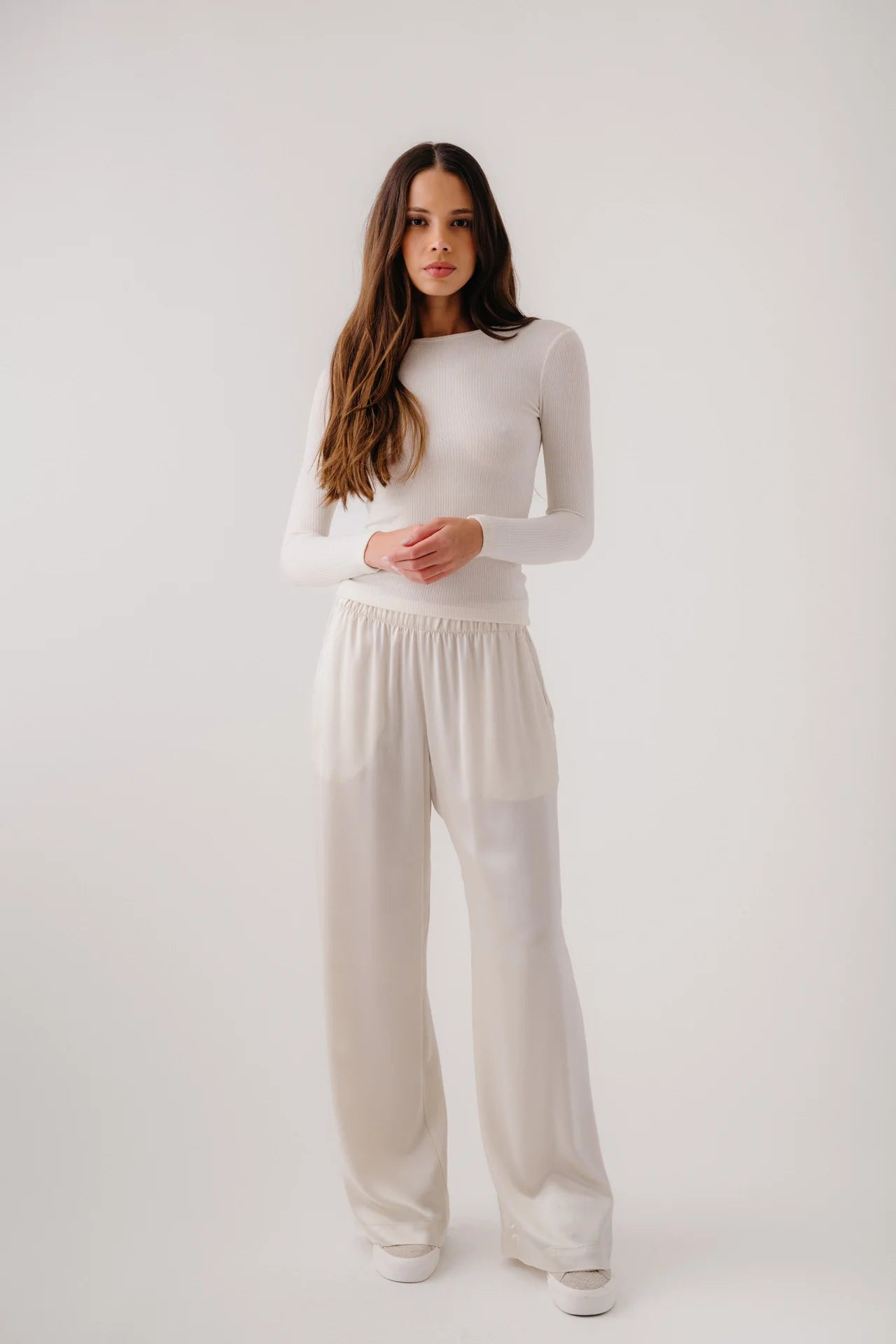 Sablyn Brynn Silk Pants, Small