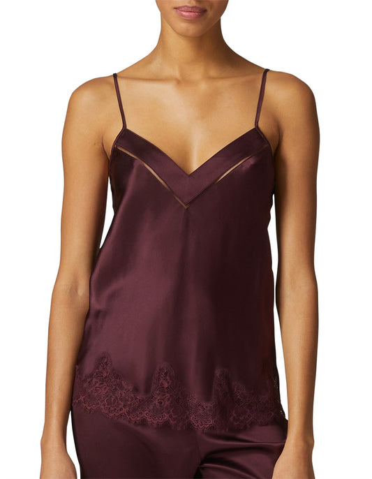 SIMONE PERELE NOCTURNE SILK CAMISOLE, Small