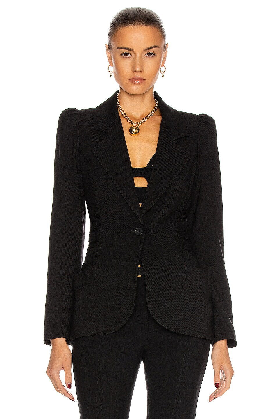 Smythe RUCHED blazer & pants, Size 10