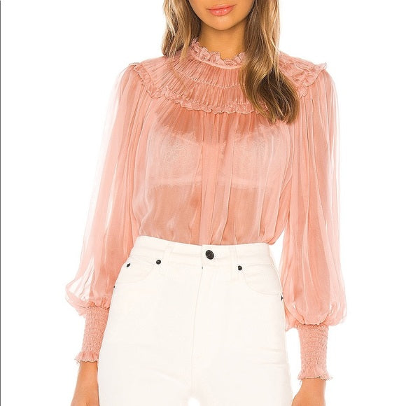 ULLA JOHNSON Arabella Blouse, Size 6