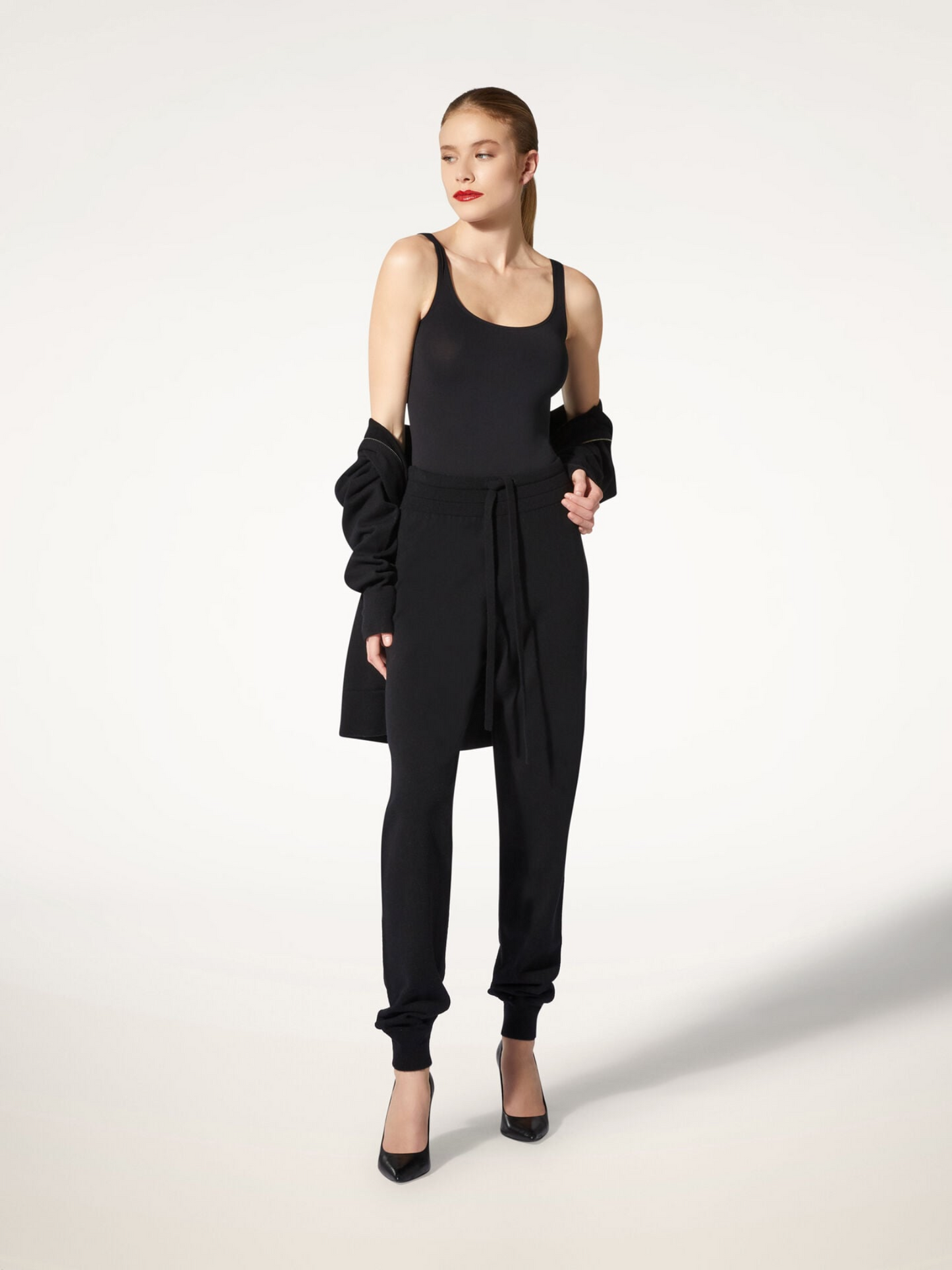 Wolford KNIT SWEATS TROUSERS and Zip Hoodie, Small