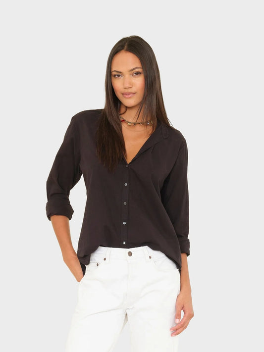 Xirena Black Beau Shirt, XSMALL