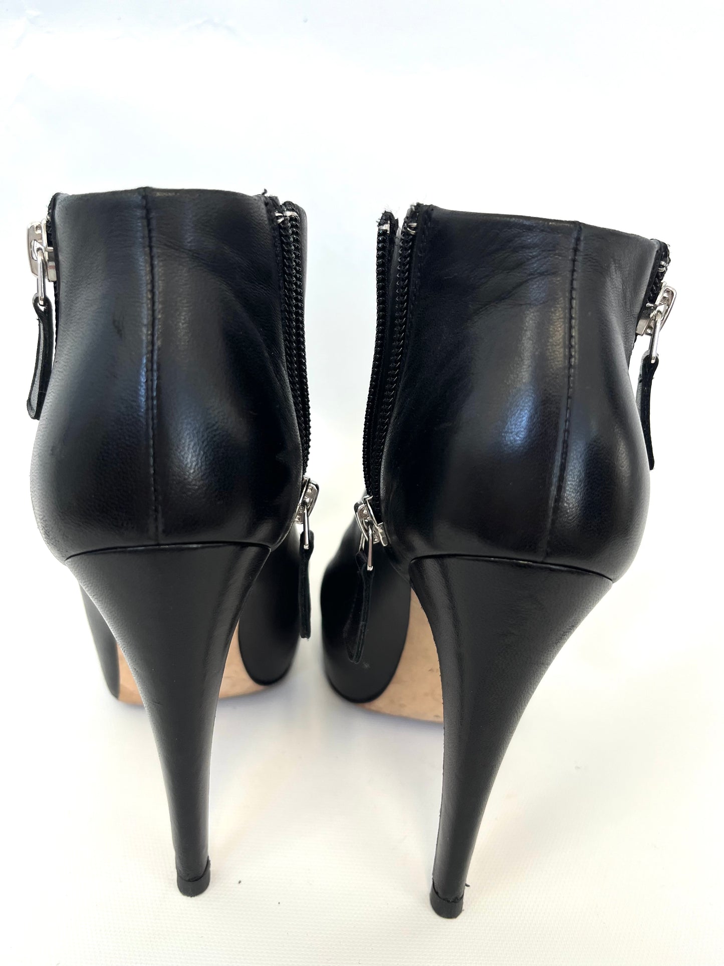 CHANEL CC BLACK BOOTIES, size 36